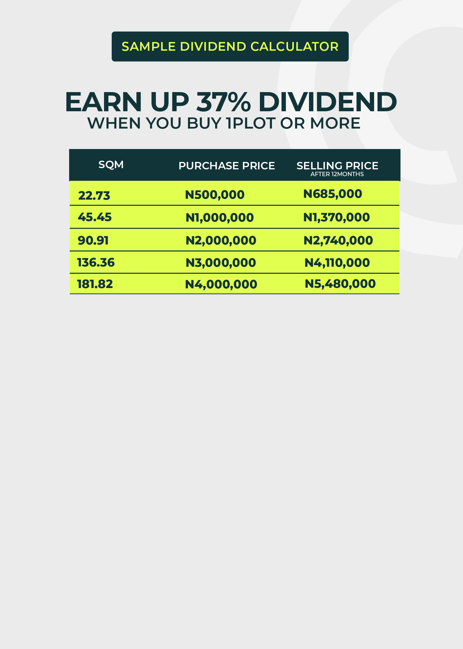 Real Estate Cash back  - Image 2